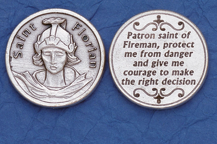 St. Florian Firefighter Pocket Token