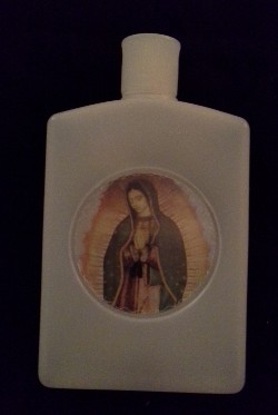 Guadalupe Holy Water Bottle